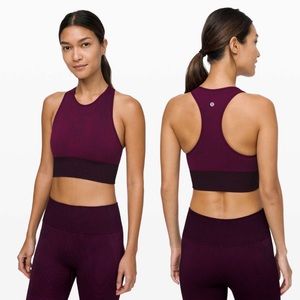 Lululemon Ebb to Train Bra *Wash Marvel / Black / Black Size 4